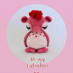 Crochet Pattern: Adorable Valentine Penguin with Heart Details