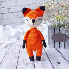 Crochet Pattern for Adorable Amigurumi Fox Toy
