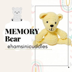 Crochet Pattern for Adorable Memory Bear Toy