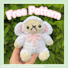 Cute Crochet Lamb: Free Pattern for Amigurumi Lovers
