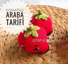 Domates Şeklinde Örgü Oyuncak Araba Nasıl Yapılır