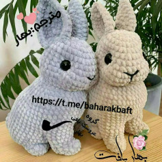 دوست‌داشتنی‌ترین خرگوش‌های بافتنی برای عاشقان قلاب‌بافی