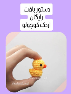 دستور بافت رایگان اردک کوچولو