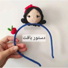 دستور بافت تل بافتنی دخترانه با طراحی dễ thương