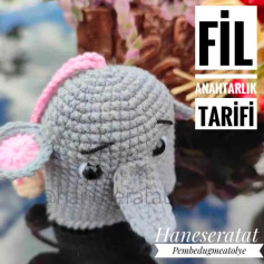 Fil Anahtarlık Tarifi: Sevimli Amigurumi Fil Yapımı