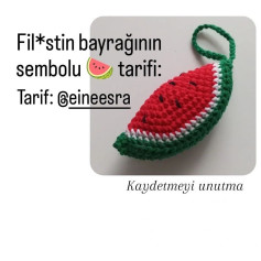 Filistin Bayrağının Sembolü Olan Karpuz Móc Len Tarifi