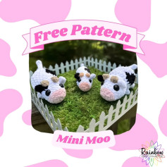 Free Crochet Pattern: Adorable Mini Moo Cows for Crafting Fun