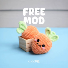 Free Crochet Pattern: Cute Amigurumi Carrot