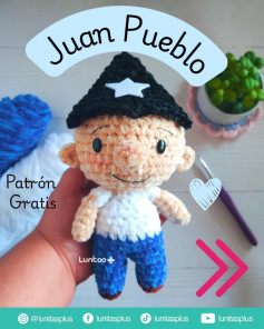 Free Crochet Pattern: Cute Amigurumi Doll with Hat