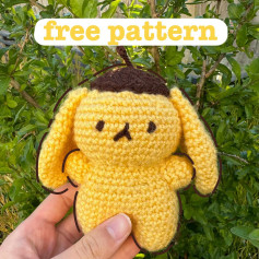 Free Crochet Pattern: Cute Yellow Amigurumi Plush Toy