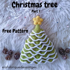 Free Crochet Pattern for a Christmas Tree Design
