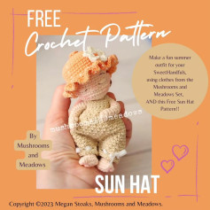 Free Crochet Pattern for a Cute Sun Hat