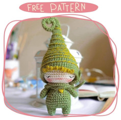 Free Crochet Pattern for Adorable Amigurumi Elf Doll