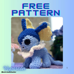 Free Crochet Pattern for Cute Blue Creature Amigurumi