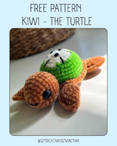 Free Crochet Pattern for Kiwi the Turtle