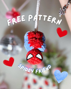Free Crochet Pattern for Spidey Friend Amigurumi