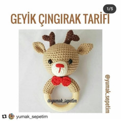 Geyik Çıngırak Yapımı İçin Adım Adım Móc Len Chart