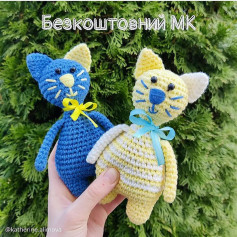 Изучите, как вязать крючком милых котиков с бесплатным мастер-классом