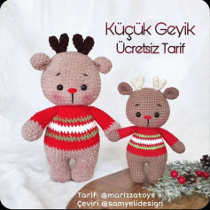 Kış Ruhu: Sevimli Geyik Amigurumi Tarifi