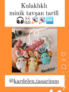 Kulaklıklı minik tavşan tarifi