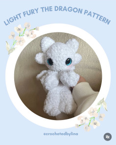 Light Fury Crochet Pattern: Create Your Own Adorable Dragon