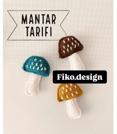 Mantar Şeklinde Renkli Amigurumi Tarifi: Kolayca Mantar Móc Len