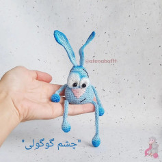 متن الگوی قلاب‌بافی حیوان کوچک و بامزه