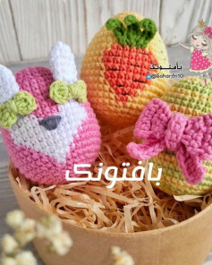 متنوع بافتنی‌های رنگارنگ برای تزئین عید