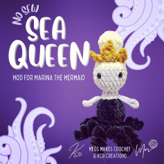 No-Sew Crochet Sea Queen: Mod for Marina the Mermaid