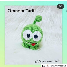 Omnom Amigurumi Örgü Modeli: Adım Adım Kılavuz