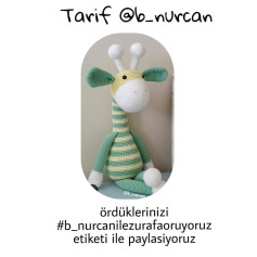 Örgü Zürafa: Adım Adım Kolay Amigurumi Yapılışı