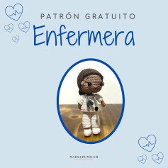 Patrón de Amigurumi de Enfermera: Descarga Gratuita