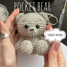 Pocket-Sized Crochet Bear Pattern for Beginners