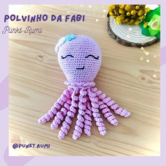 Polvo de Crochê Adorável para Decoração ou Presente