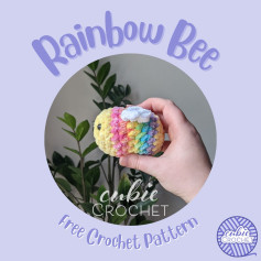 Rainbow Bee Crochet Pattern: Create Your Own Colorful Amigurumi