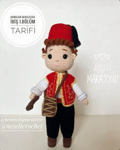 Ramazan Davulcusu İbiş Amigurumi Tarifi: Adım Adım Yapılış Rehberi