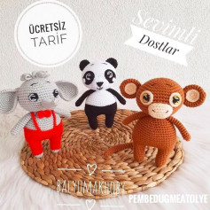 Sevimli Amigurumi Hayvanları İçin Ücretsiz Örgü Tarifleri