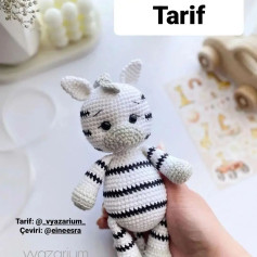 Sevimli Amigurumi Zebra Tarifi: Adım Adım Kılavuz