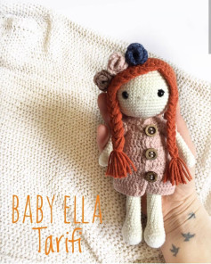 Sevimli Bebek Ella: Amigurumi Örgü Tarifi