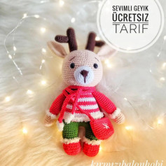 Sevimli Geyik Amigurumi: Ücretsiz Tarif ve Yapım Aşamaları