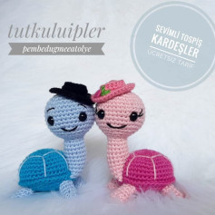 Sevimli Kaplumbağa Kardeşler: Amigurumi Örgü Tarifi