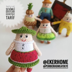 Tatu ve Sevimli Dostları İçin Ücretsiz Amigurumi Tarifi