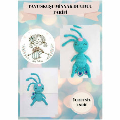 Tavuskuşu Minnak Duuduu Amigurumi Tarifi: Sevimli ve Ücretsiz Örgü Modeli