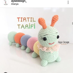 Tığ İşi Renkli Tırtıl Yapımı İçin Adım Adım Kılavuz