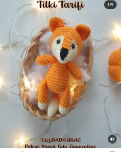 Tilki Bebek Amigurumi Örgü Modeli Tarifi