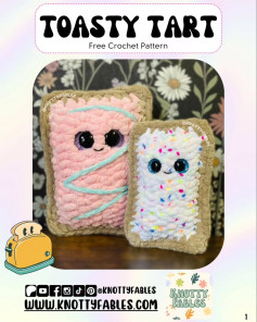 Toasty Tart Crochet Pattern: Cute and Cozy Plush Designs