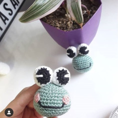 Üç Boyutlu Sevimli Kurbağa Amigurumi Yapım Şeması
