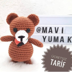 Ücretsiz Amigurumi Ayıcık Tarifine Göz Atın