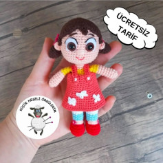 Ücretsiz Amigurumi Kız Bebek Tarifi: Sevimli El Yapımı Oyuncak