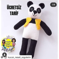 Ücretsiz Amigurumi Panda Tarifi: Sevimli Oyuncak Yapımı